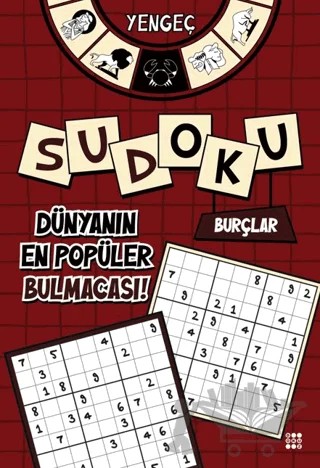 Burçlar Sudoku – Yengeç (Kalem Hediyeli) – Kolektif – Dokuz Yayınları kitap kapağı