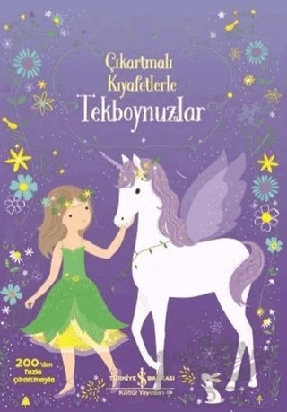 Çıkartmalı Kıyafetlerle Tekboynuzlar – Fiona Watt – İş Bankası Kültür Yayınları kitap kapağı