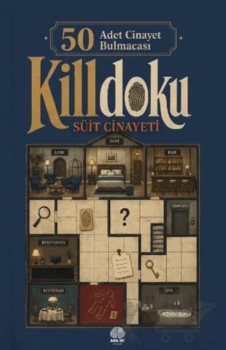 50 Cinayet Bulmacası Killdoku Süit Cinayeti – Kolektif – Akıl İzi Yayınları kitap kapağı