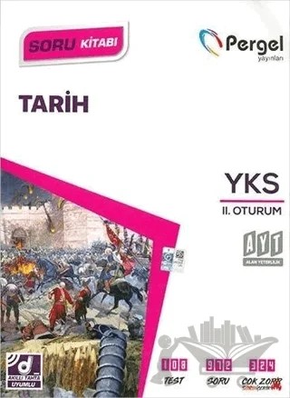 AYT Tarih Soru Bankası Kitap – Kolektif – Pergel Yayınları kitap kapağı