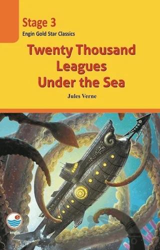 Twenty Thousand Leagues Under the Sea - Stage 3 – Jules Verne – Engin Yayınevi kitap kapağı