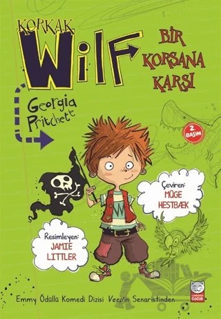 Korkak Wilf Bir Korsana Karşı – Georgia Pritchett – Kırmızı Kedi Çocuk kitap kapağı