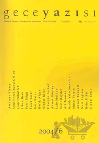 Geceyazısı 2004 - 6 – Sel Yayıncılık kitap kapağı