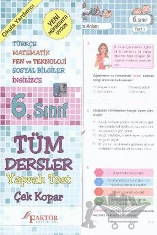6. Sınıf Tüm Dersler Yaprak Test