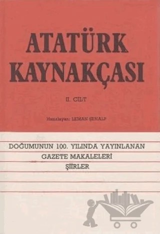 Atatürk Kaynakçası 2.Cilt – Kolektif – Türk Tarih Kurumu Yayınları kitap kapağı