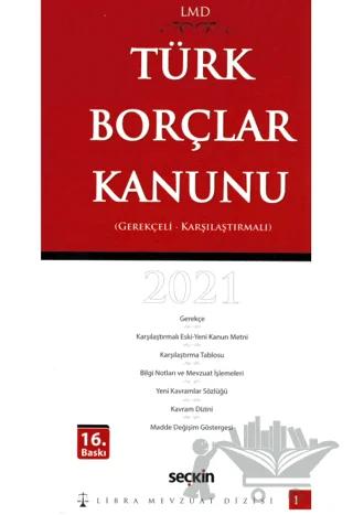 Türk Borçlar Kanunu / LMD-1