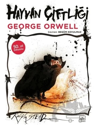 Hayvan Çiftliği – George Orwell – İthaki Yayınları kitap kapağı