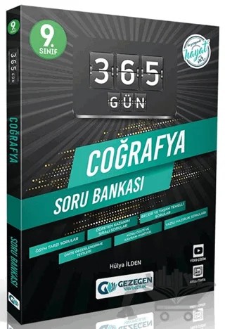 9. Sınıf 365 Gün Coğrafya Soru Bankası – Hülya İlden – Gezegen Yayıncılık kitap kapağı
