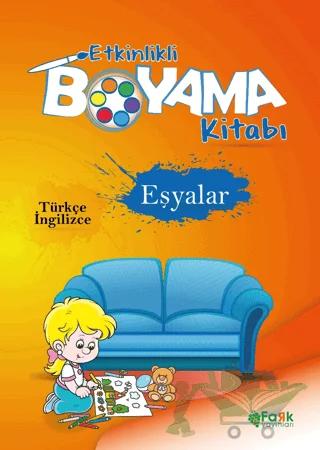 Etkinlikli Boyama Kitabı Eşyalar