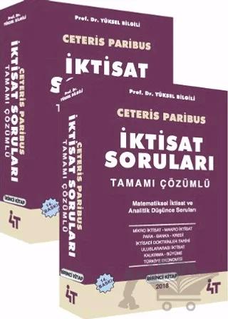 Ceteris Paribus - İktisat Soruları Tamamı Çözümlü (2 Kitap Takım)