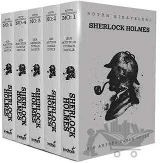 Sherlock Holmes - Bütün Hikayeleri (5 Kitap Kutulu) – Sir Arthur Conan Doyle – İndigo Kitap kitap kapağı