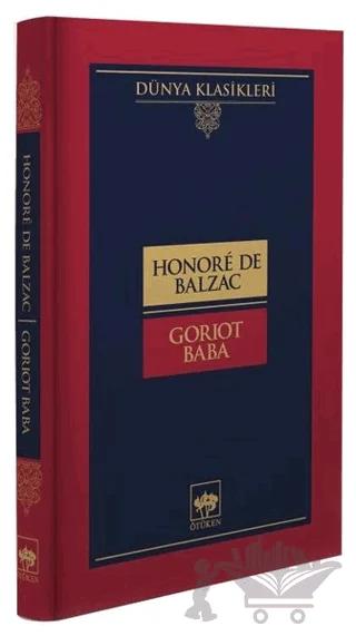 Goriot Baba – Honore de Balzac – Ötüken Neşriyat kitap kapağı