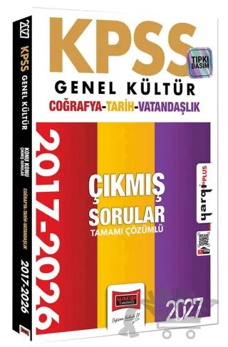 2027 KPSS Genel Kültür Tarih-Coğrafya-Vatandaşlık Konu Konu Tamamı Çözümlü 10 Yıl Çıkmış Sorular