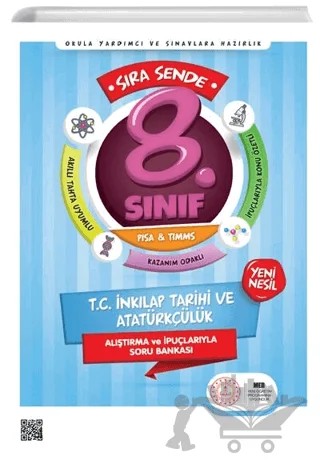 8. Sınıf Sıra Sende T.C İnkılap Tarihi ve Atatürkçülük Soru Bankası – İbrahim Ağdan – Formül Yayınları kitap kapağı