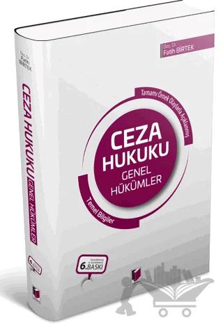 Ceza Hukuku Genel Hükümler