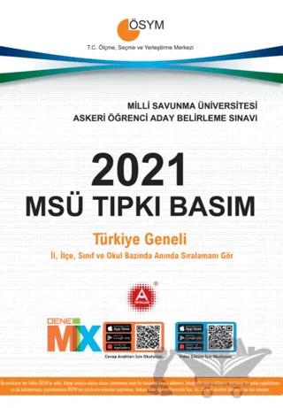 2021 MSÜ Tıpkı Basım Deneme Sınavı