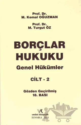 Borçlar Hukuku Genel Hükümler Cilt - 2