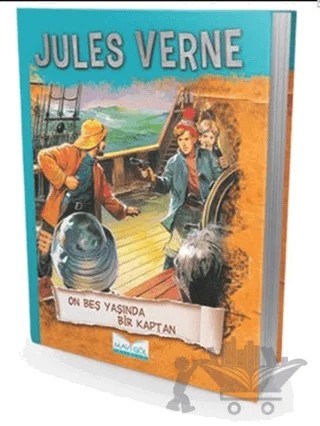 On Beş Yaşında Bir Kaptan – Jules Verne – Mavi Göl Yayınları kitap kapağı