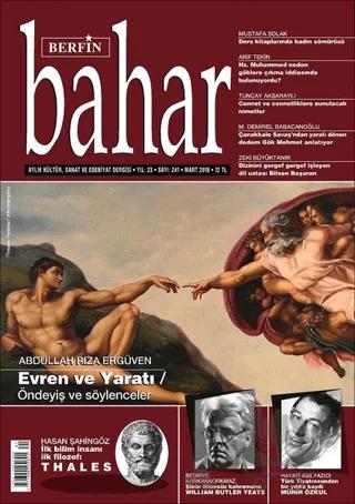 Berfin Bahar Aylık Kültür Sanat ve Edebiyat Dergisi Yıl: 23 Sayı: 241 Mart 2018