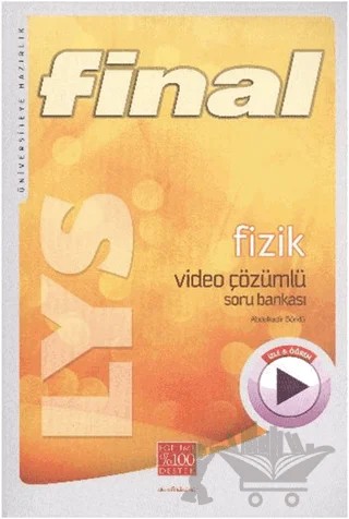Final YGS Fizik Video Çözümlü Soru Bankası – Kolektif – Final Yayınları kitap kapağı