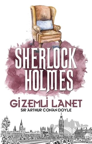Gizemli Lanet - Sherlock Holmes – Sir Arthur Conan Doyle – Halk Kitabevi kitap kapağı