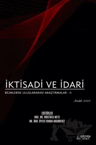 İktisadi ve İdari Bilimlerde Uluslararası Araştırmalar 2 - Aralık 2022