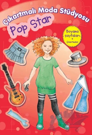 Çıkartmalı Moda Stüdyosu: Pop Star – Kolektif – Doğan Egmont Yayıncılık kitap kapağı
