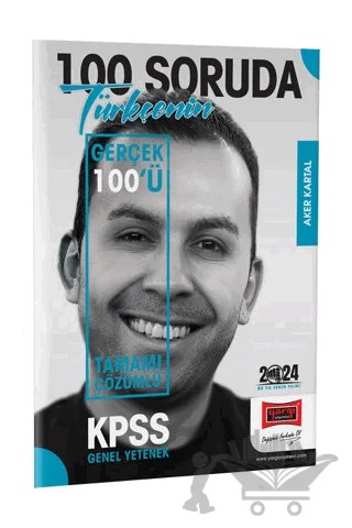 2024 KPSS 5Yüz 100 Soruda Tamamı Çözümlü Türkçe'nin Gerçek 100'ü – Aker Kartal – Yargı Yayınevi kitap kapağı