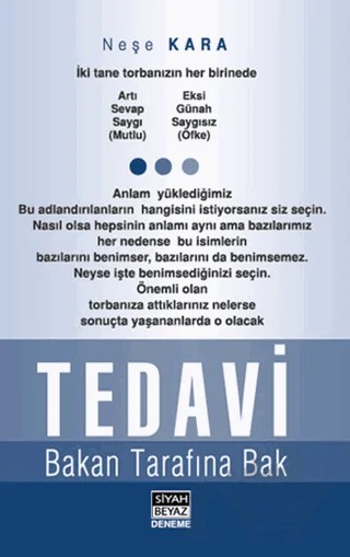 Tedavi – Neşe Kara – Siyah Beyaz Yayınları kitap kapağı