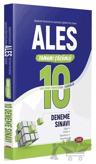 ALES 10 Fasikül Çözümlü Deneme Sınavı – Kolektif – Data Yayınları kitap kapağı