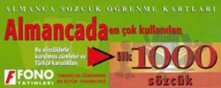 Almancada İlk 1000 Sözcük Kartları