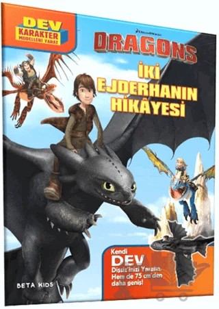 DreamWorks Dragons - İki Ejderhanın Hikayesi – Bill Scollon – Beta Kids kitap kapağı