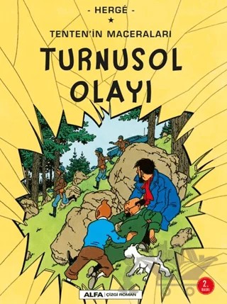 Turnusol Olayı Tenten’in Maceraları – Herge – Alfa Yayınları kitap kapağı