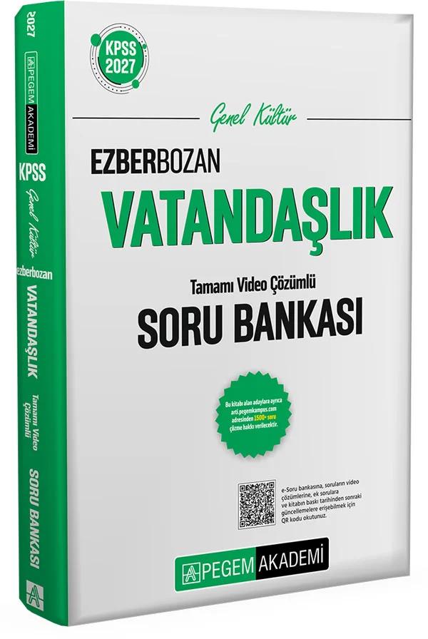 2027 KPSS Genel Kültür Ezberbozan Vatandaşlık Soru Bankası