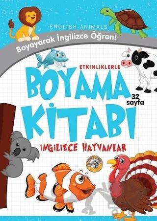 Etkinliklerle Boyama Kitabı İngilizce Hayvanlar