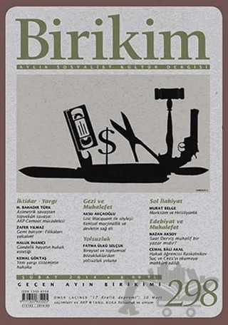 Birikim Aylık Sosyalist Kültür Dergisi Sayı: 298 – Birikim Yayınları kitap kapağı