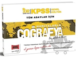 KPSS Genel Kültür Tüm Adaylar İçin El Yazısı Notları İle Haritalarla Coğrafya – Habib İlhan – Yargı Yayınevi kitap kapağı