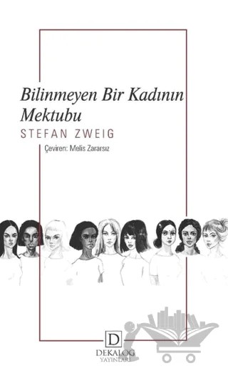 Bilinmeyen Bir Kadının Mektubu – Stefan Zweıg – Dekalog Yayınları kitap kapağı