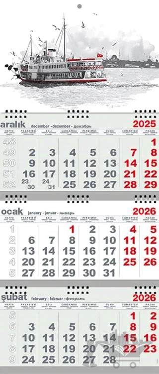 2026 Gemici Takvim - Yolcu Gemisi – Kolektif – Halk Kitabevi kitap kapağı