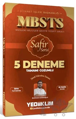 MBSTS Safir Serisi Tamamı Çözümlü 5 Deneme Sınavı