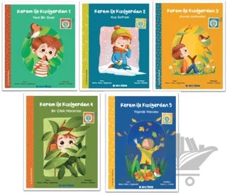 Kerem ile Kızıl Gergedan Seti (5 Kitap) – Hatice Kübra Büyükmutu – Multibem Yayınları kitap kapağı