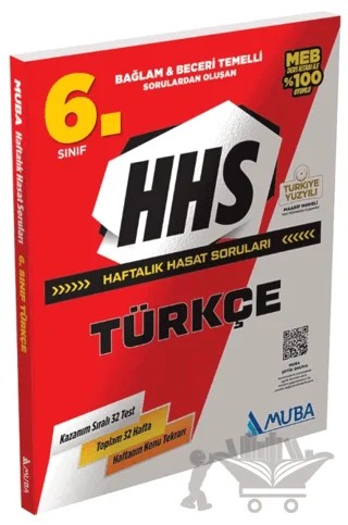 6. Sınıf Türkçe Haftalık Hasat Soruları – Kolektif – Muba Yayınları kitap kapağı