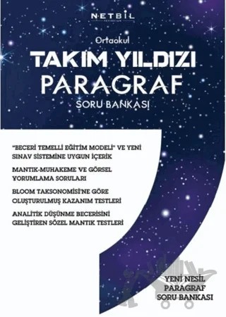 Ortaokul Takım Yıldızı Paragraf Soru Bankası – Kolektif – Netbil Yayıncılık kitap kapağı