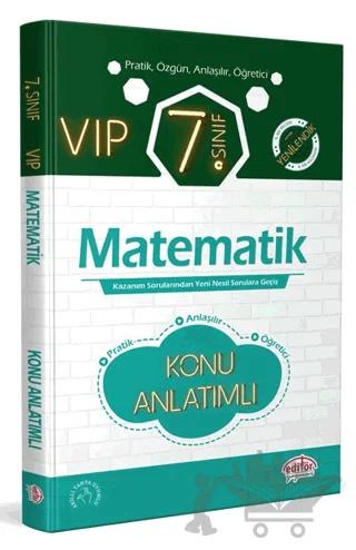 7. Sınıf VIP Matematik Konu Anlatımlı