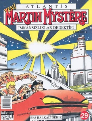 Martin Mystere İmkansızlıklar Dedektifi Beş Halkalı Şehir Sayı: 29 – Lal Kitap kitap kapağı
