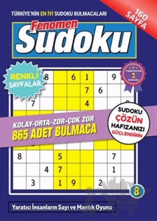 Fenomen Sudoku 8 – Kolektif – Maxi Yayıncılık kitap kapağı