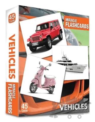 Miracle Flashcards - Vehicles Box 45 Cards