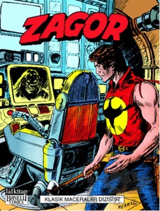 Zagor Klasik Maceralar Cilt 97 – Giorgio Casanova, Mauro Boselli – Lal Kitap kitap kapağı