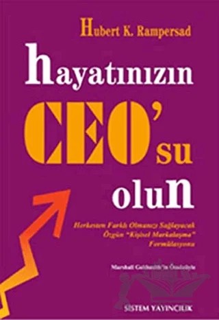 Hayatınızın Ceo’su Olun – Hubert K. Rampersad – Sistem Yayıncılık kitap kapağı