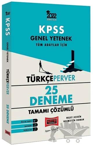 KPSS Genel Yetenek TürkçePerver Tamamı Çözümlü 25 Deneme